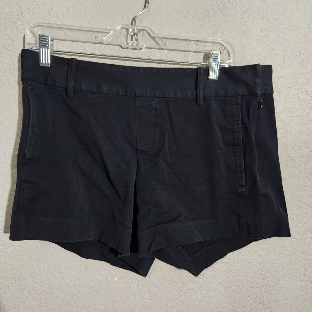 Lilly Pulitzer Short Womens size 10 Mid-Rise Side Zip Black